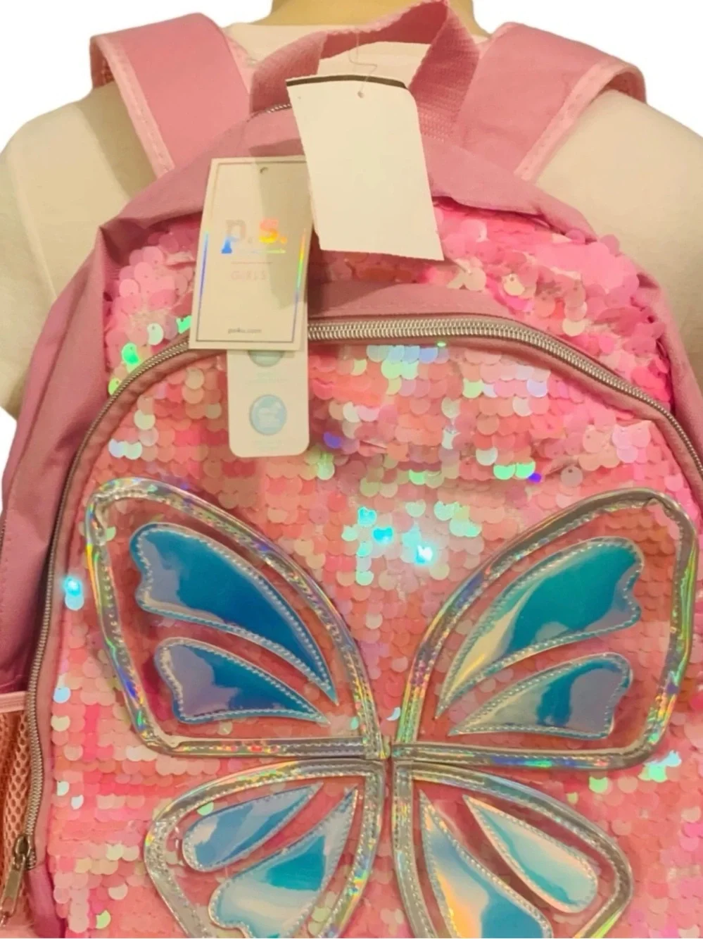 P.S. from Aeropostale Backpack, Medium Size, Pink